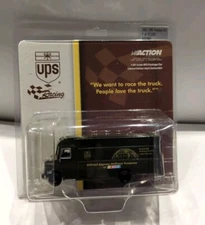 UPS Racing Truck 2001 By Action Collectible 1:64 Scale UPS Package Car of Nascar