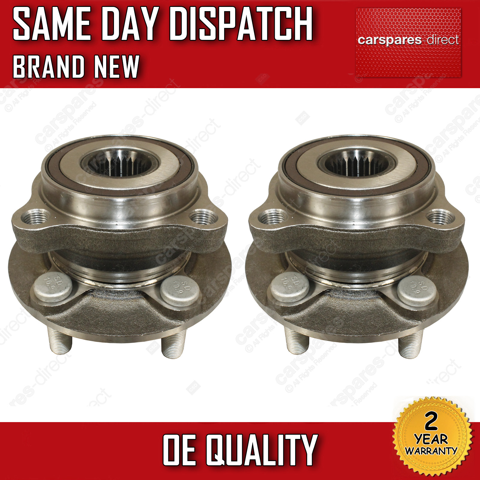 FRONT WHEEL BEARINGS FOR SUBARU FORESTER / IMPREZA / LEGACY / OUTBACK