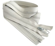 15 Inch YKK #5 Medium Weight Aluminum Metal Jacket Zipper Separating Made in USA