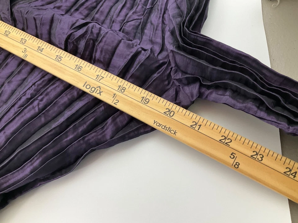 Blusa vintage Y2K Agora talla mediana púrpura arrugado volantes hadas caprichoso Foto 3 de 4