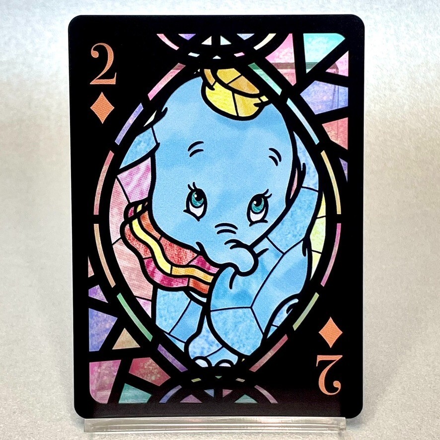 Dumbo Playing Card Stained Glass Disney Tenyo TCG Japan Japanese
