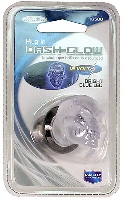 16500 Dash Glow Car Lighter Light, Skull, 12-Volt - Quantity 1