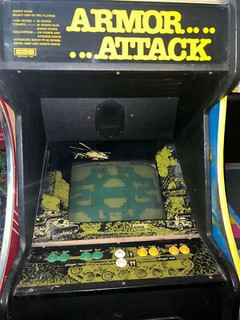 ARMOR ATTACK ARCADE MACHINE by CINEMATRONICS 1980 (Excellent Condition) *RARE*