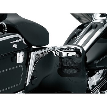 Ciro® Chrome Passenger Drink Holder for Ball Mount, 0636-0132
