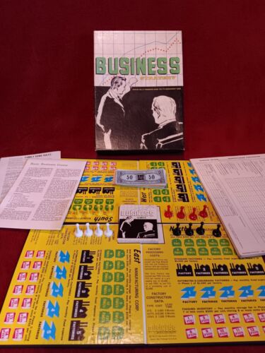 Management Board Game 'Business Strategy' by Avalon Hill Vintage 1973 Complete
