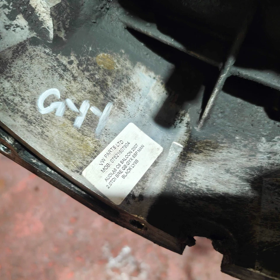 AUDI A6 C6 GYX GEARBOX 6 SPEED MANUAL 2.0TDI BRE 2005-2008 - Image 2 of 4