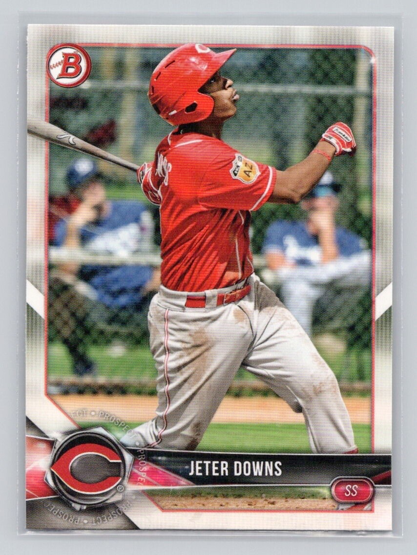 Jeter Downs 2018 Bowman Draft Baseball #BD-151 Cincinnati Reds