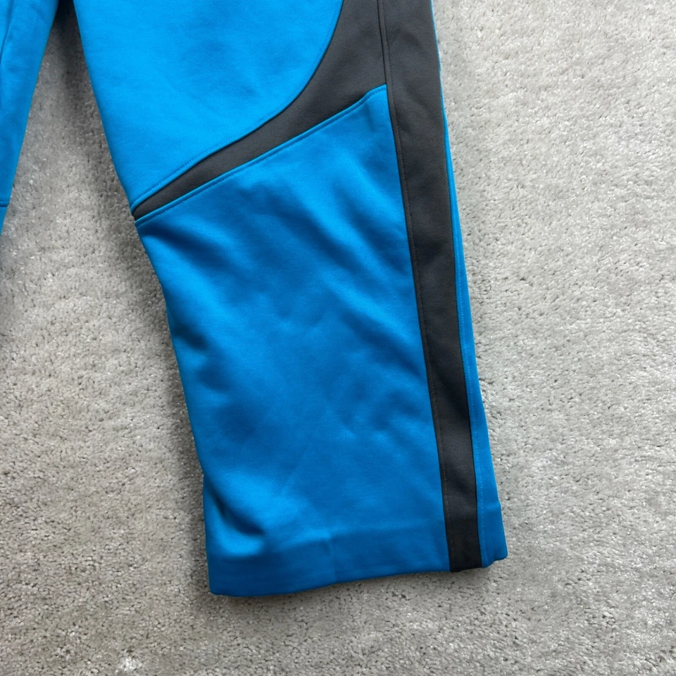 Pantalones deportivos Spyder para niños talla XL 18 azul elástico forrado de lana esquí Foto 3 de 4