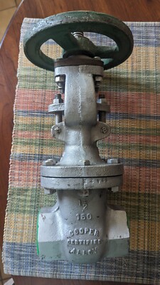 1 1/2'' CLASS 150 GATE VALVE COOPER ALLOY 18-8 STAINLESS STEEL NOS USA