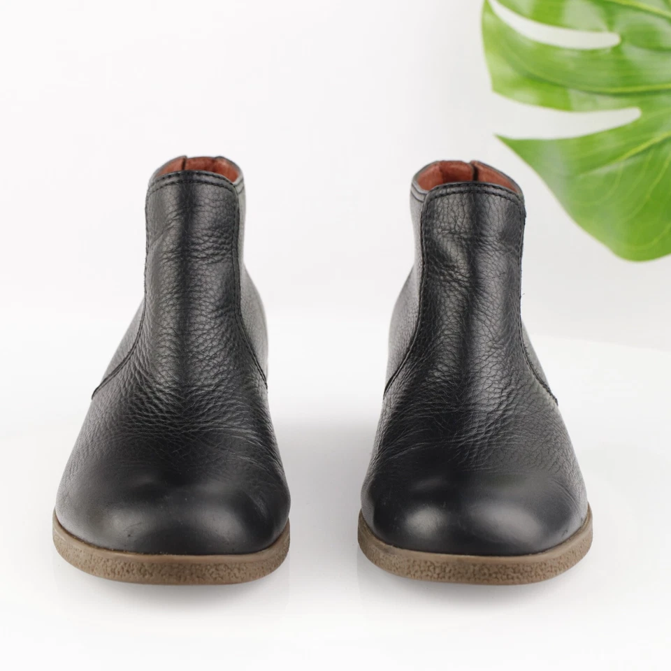 Bota Dansko Becki para Mujer Talla 41 10 Botín de Cuero Negro Tacón Bloque Cómoda Informal Foto 2 de 4