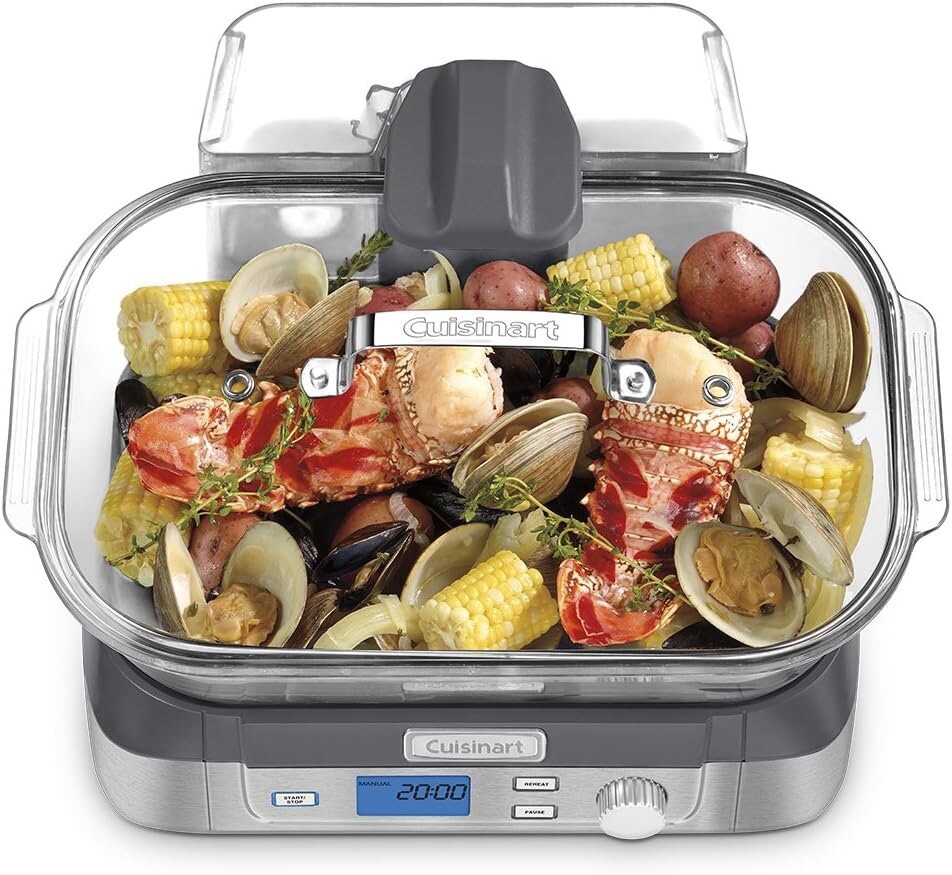 Cuisinart STM-1000 Cook Fresh Digital Glass Food Steamer Stainless