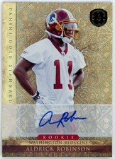 2011 Panini Gold Standard Aldrick Robinson RC Auto 350/499 #156