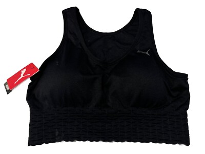 Puma Drycell Low Support Removable Cups Seamless Sport Bra Size Medium