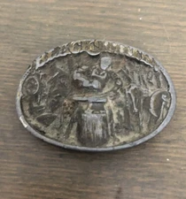Blacksmith Belt Buckle Vtg 1986 The Great American Buckle Company