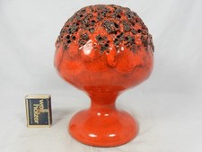 Rare unusual shaped 70´s design Otto Keramik " Fat Lava " pottery vase  18 cm 