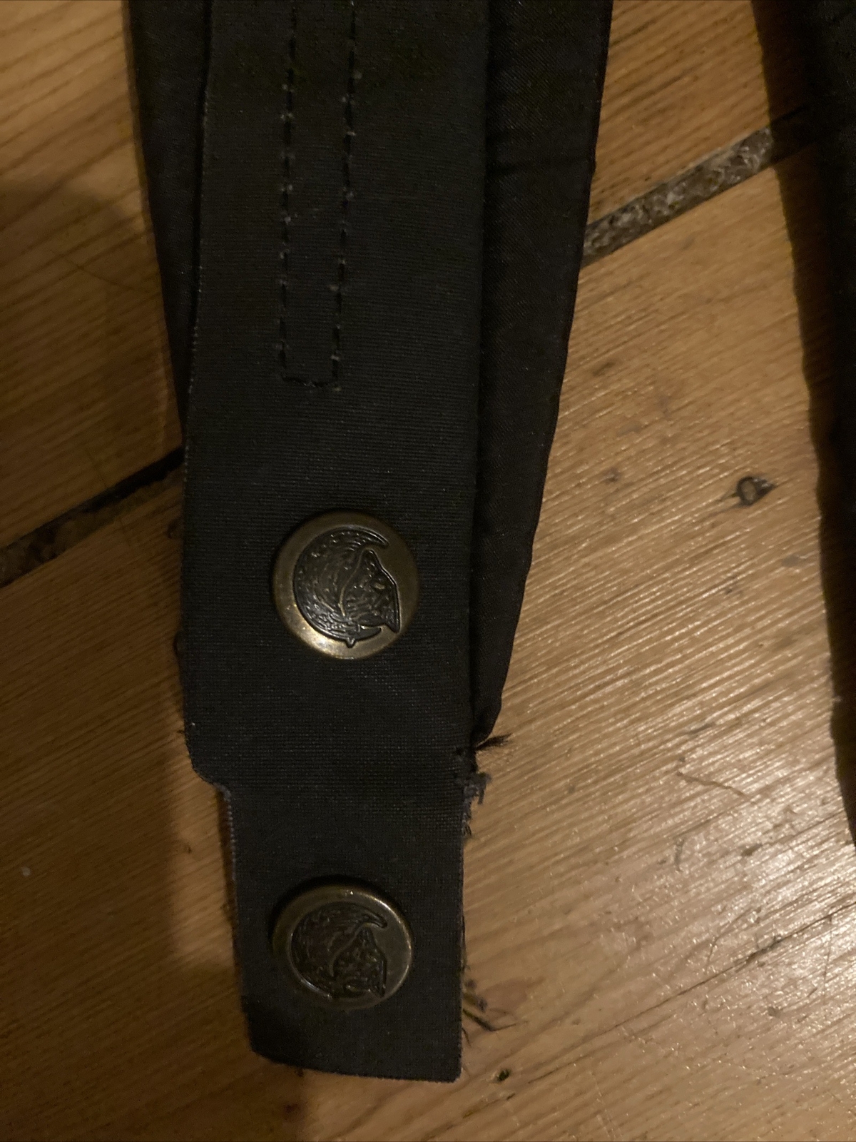 Fjallraven Backpack Kanken UK Shoulder Straps Pads Black VGC rucksack