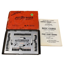 Auto Bridge Vintage Game Deluxe Pocket Model Travel Card Game