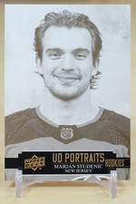 2021-22 Upper Deck UD Portraits Rookies #P-69 Marian Studenic - New Jersey