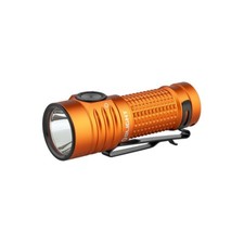 Olight Baton Turbo Orange Compact EDC Flashlight, 510m Long Range Beam, 1000 Lu