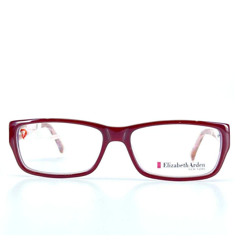 Elizabeth Arden EA1100A-3 Anteojos Rojo Rosa Borde Completo Rectangular 53-15-130 Foto 2 de 4