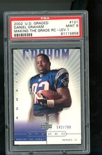 2002 Upper Deck Graded - #121 Daniel Graham - Making the Grade Lvl 1 /700- PSA 9