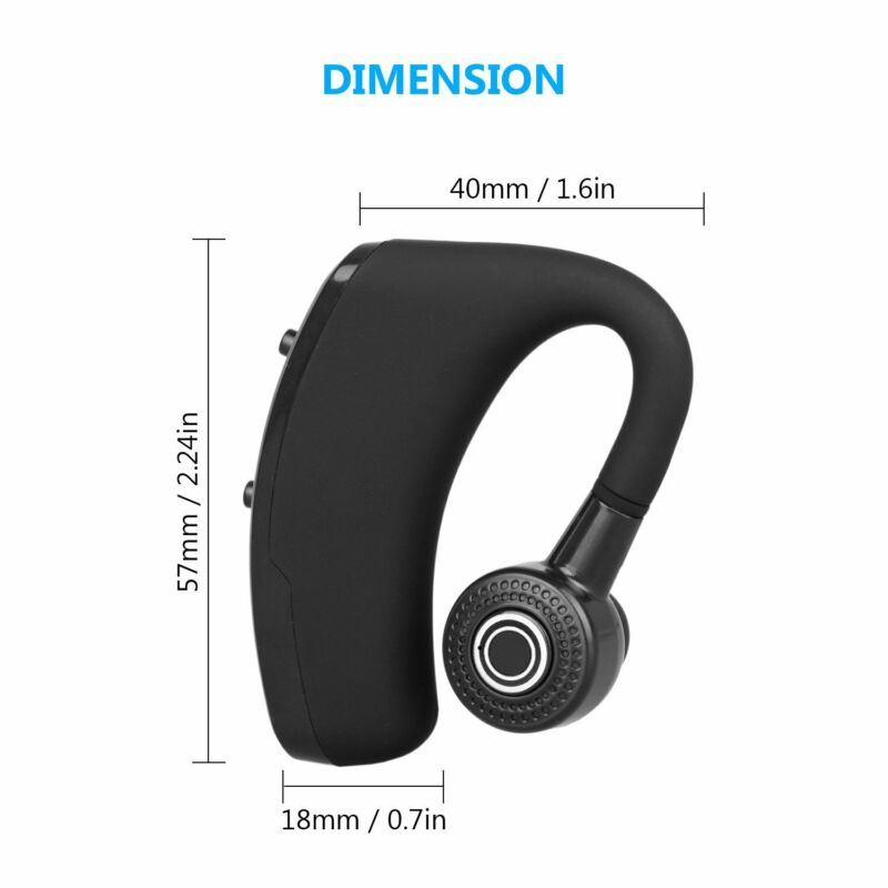 Wireless Bluetooth Headset Earbud Hands Free Earpiece for iPhone