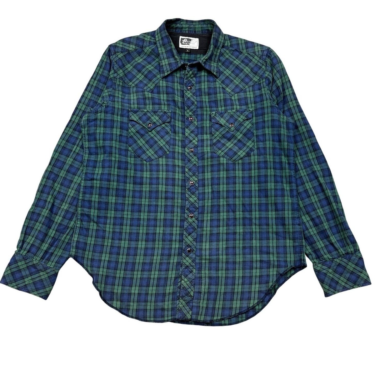 Engineered Garments Nepenthes New York Pearl Snap Plaid Shirt Long Engineered Garments Nepenthes New York Pearl Snap Plaid Shirt Long