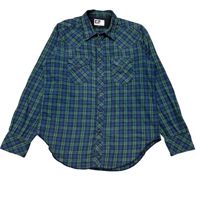 Engineered Garments Nepenthes New York Pearl Snap Plaid Shirt Long