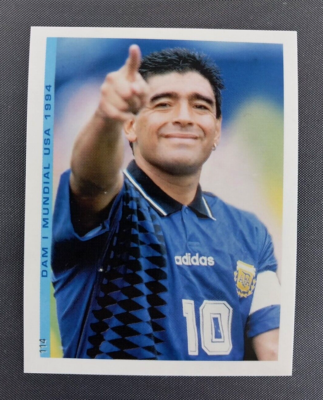 2001 Promo Figus Diego Maradona Argentina Team 1994 World Cup