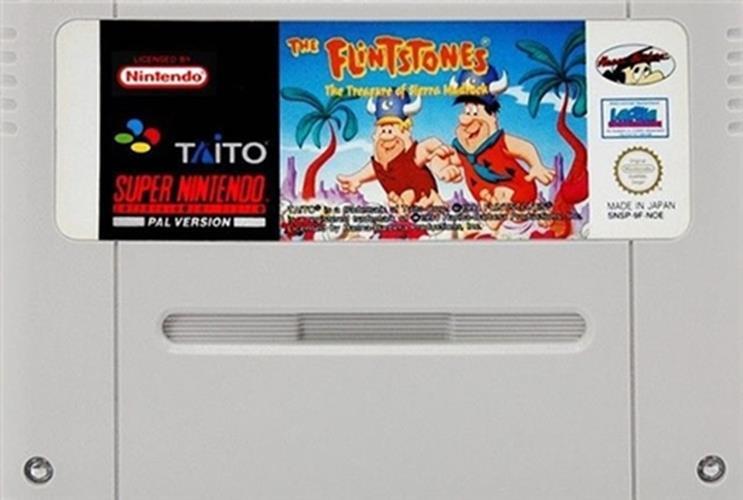 Picapiedra El Tesoro de Sierra Madrock - Videojuego SNES Super Nintendo NES