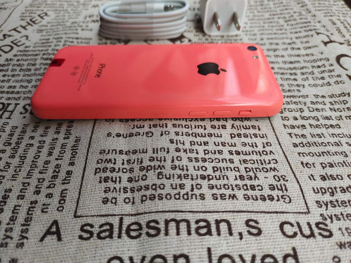 90%N ew Apple iPhone 5C UNlocked 8/16/32GB Pink Good gift