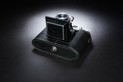 Genuine Real Leather Half Camera Case Bag Cover for Mamiya Six 6 Folding Camera - Picture 15 of 16