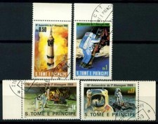 Saint Thomas et îles du Prince 1979 Mi. 646-649 Oblitéré 100% Espace Première a