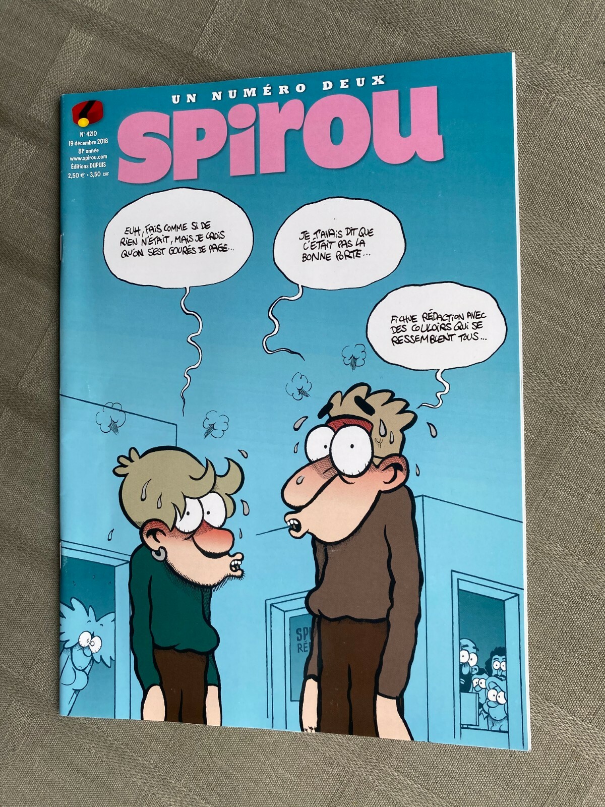 Spirou Weekly No. 4210 2018 In Excellent Condition