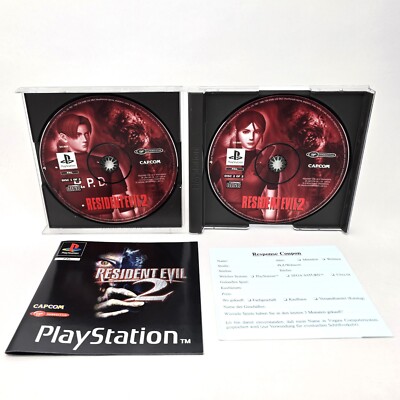 Resident Evil 2 PS1 - Sony Playstation 1 - Survival Horror - PAL - 2 Disc