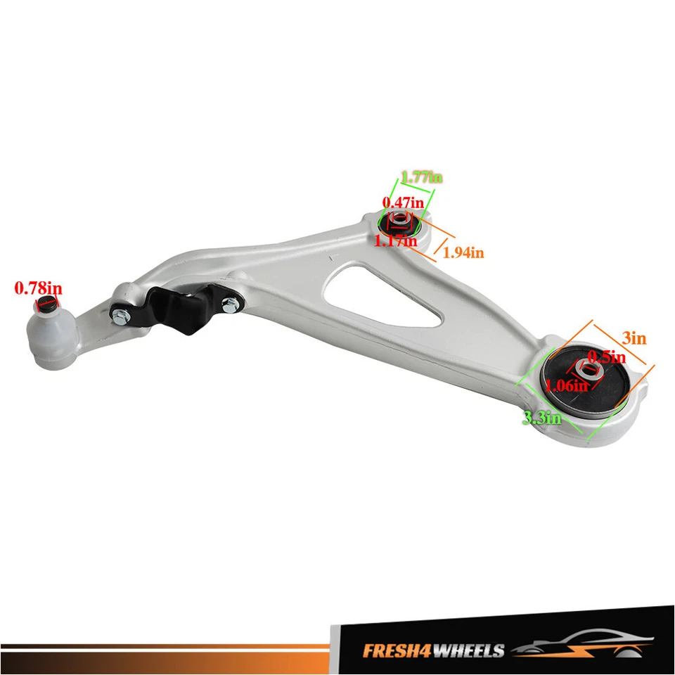 Brazos de control inferiores delanteros con par de rótulas para Nissan Pathfinder 2013-2019 Foto 2 de 4