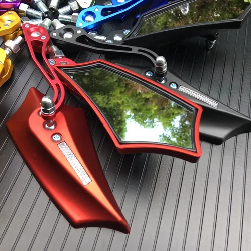 Universal 8mm 10mm Motorrad Rückspiegel Mtb Rennrad Seitenspiegel - Bild 17 von 31