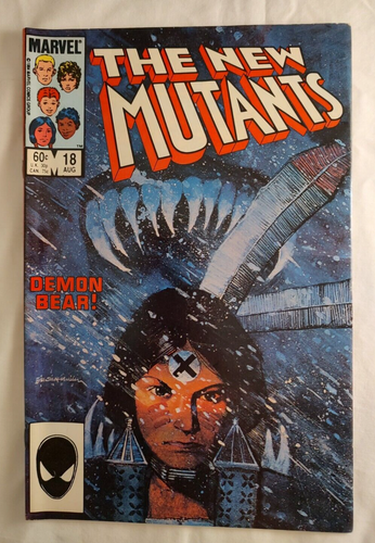The New Mutants #18 Comic Marvel Near Mint 1st Demon Bear New Warlock - Bild 1 von 2