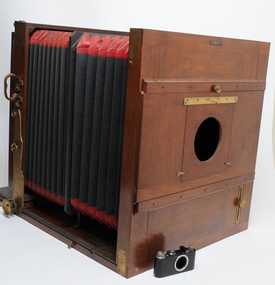 Wooden Camera 40x50cm Eugen Klein Berlin Germany ca. 1910