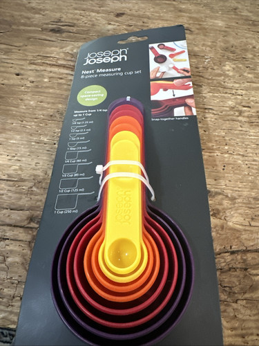 Joseph Joseph 8-Piece Measuring Cups and Spoons Set Nest Measure