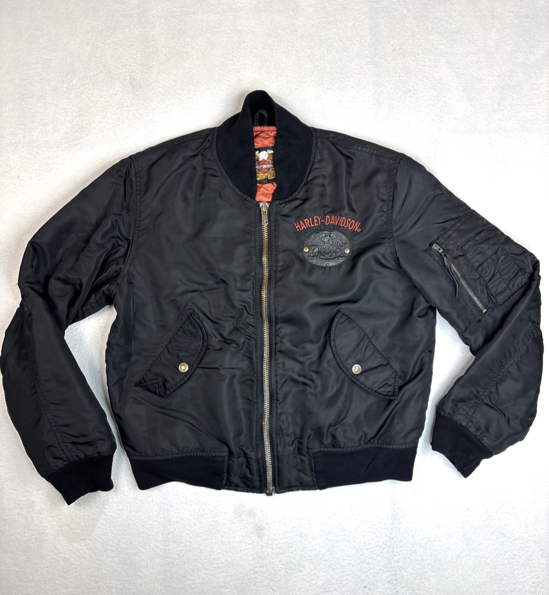 Harley-Davidson Vintage Made In USA HOG Harley Owners Group Bomber