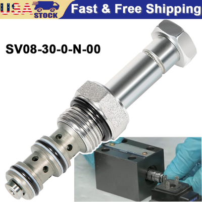 #ad SV08 30 0 N 00 Solenoid Operated Spool Valve 3 Way 4GPM for VC08 3Cavity Size 08 $47.85