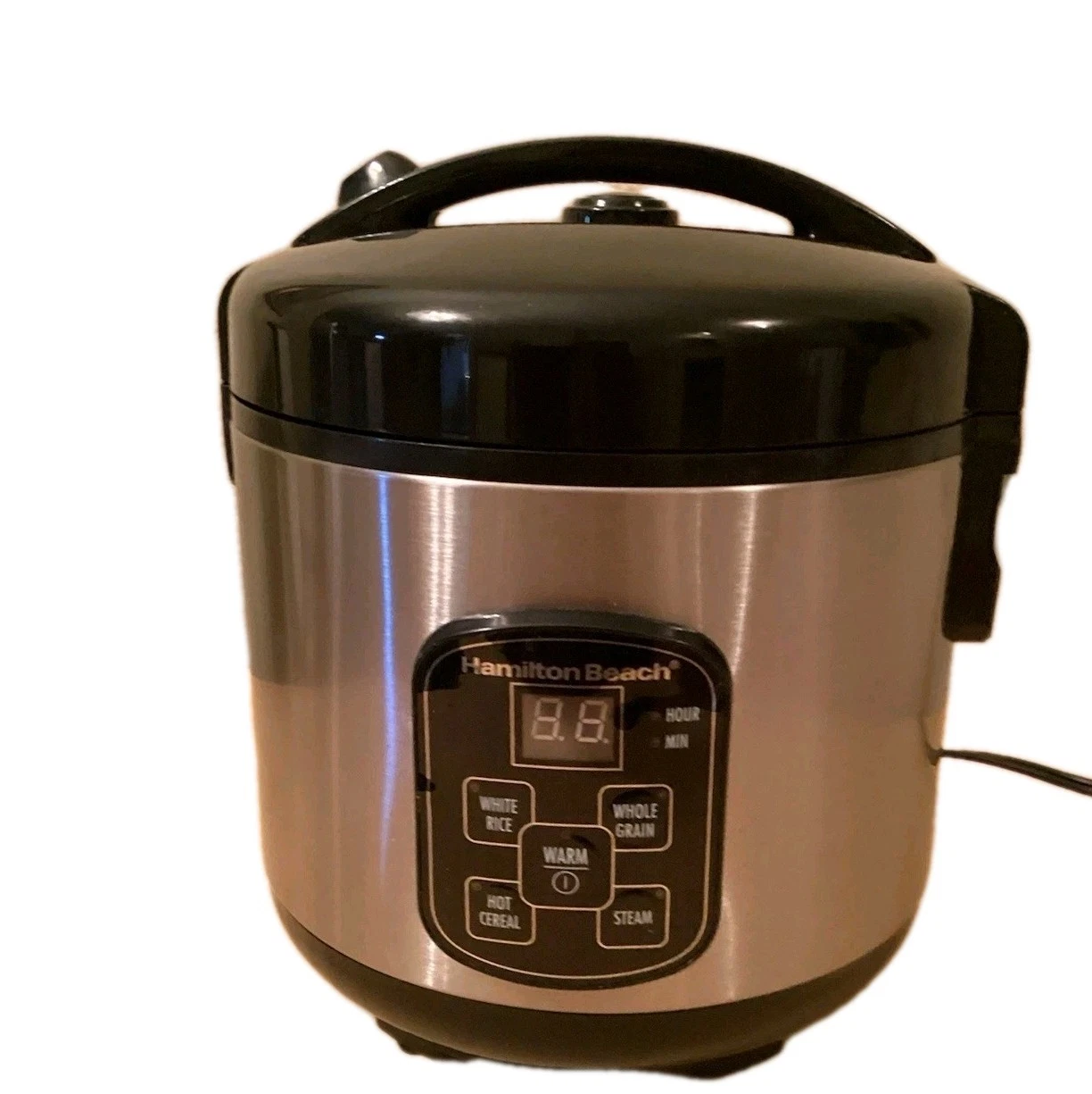 Hamilton Beach Rice Cooker & Steamer 8 Cup Cooked 4 Cup Uncooked Nonstick 37518