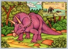 Hong Kong 2022 Dinosaurs Triceratops FDC Maxi Card w/Pictorial Dinosaur Cancel