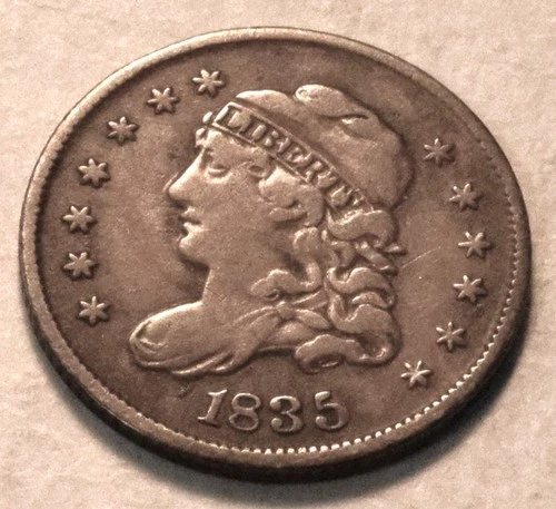 1835-P Capped Bust Half Dime — photo from another recent sale