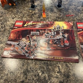 LEGO Indiana Jones Temple of Doom Set 7199 100% Complete Manual NO Minifigures