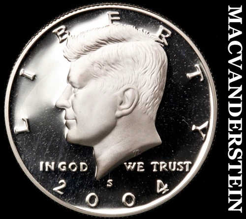 2004-S Silver Kennedy Half Dollar - Choice Gem Proof  Lustrous  #i1871