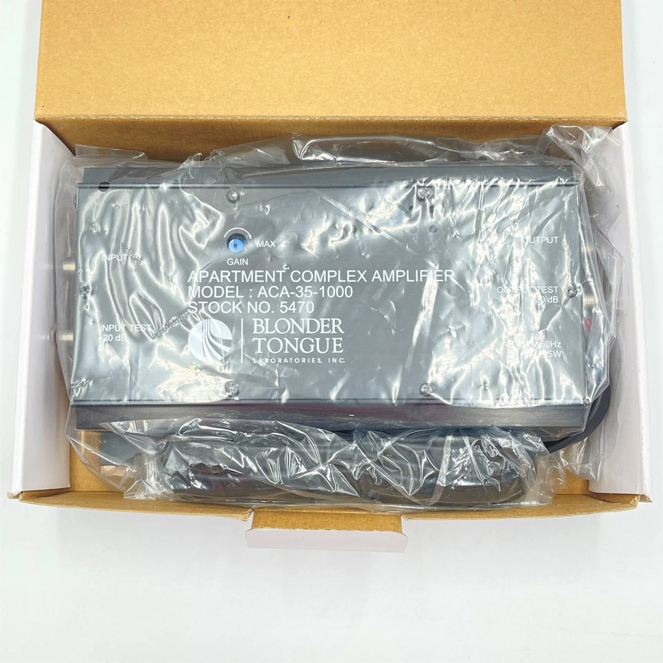 BLONDER TONGUE ACA-35-1000 APARTMENT COMPLEX AMPLIFIER - NEW - Image 3 of 3