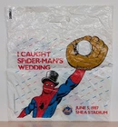 NY Mets Spider-Man Wedding June 5, 1987 Commemorative Bag RARE Amazing Annual 21