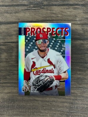 Joshua Baez 2023 Bowman Chrome Modern Prospects Refractor Mp-17 Insert Cardinals